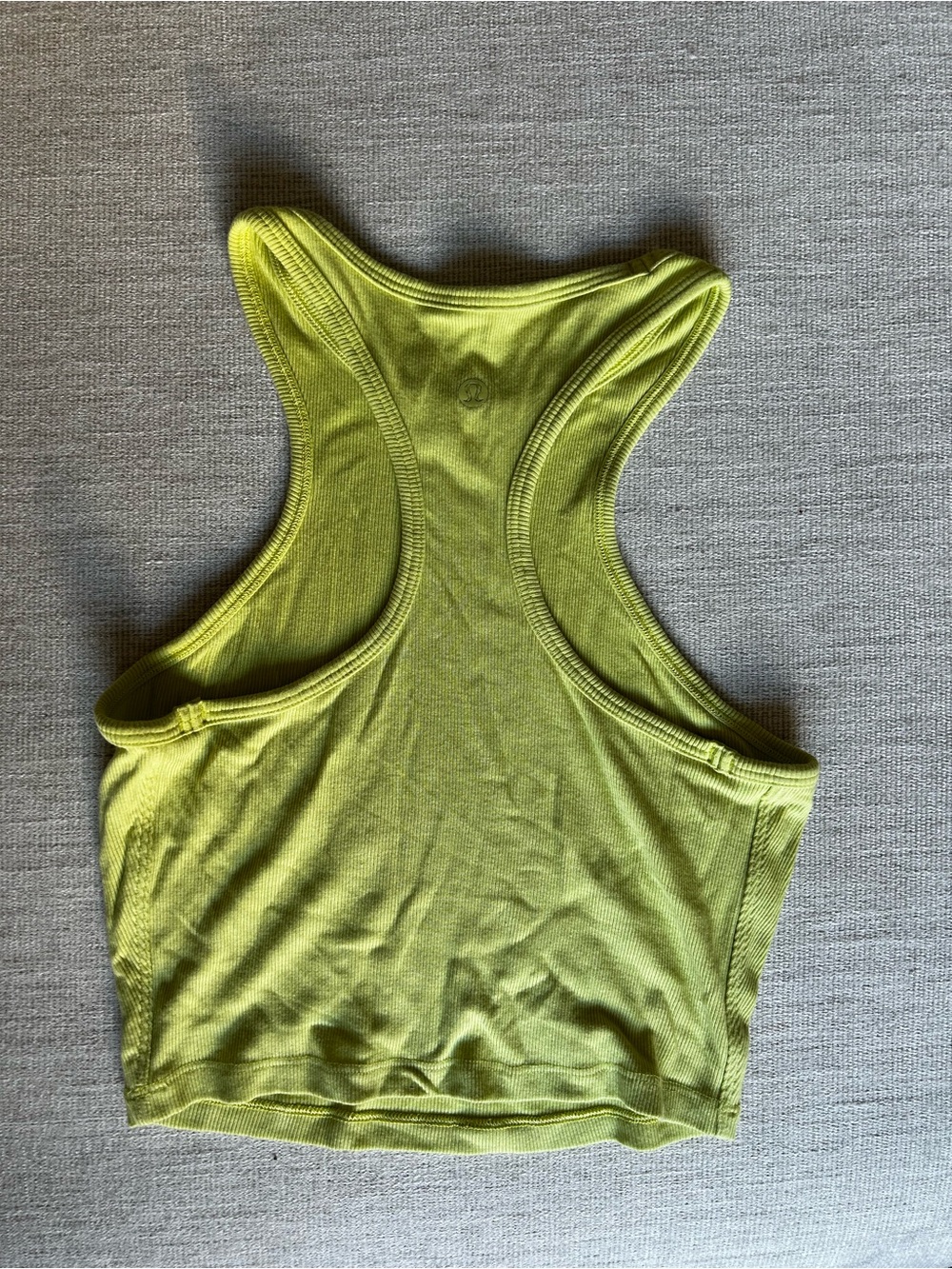 Lululemon Ribbed Racerback Cropped Tank - Picture 2 of 4